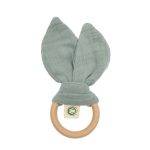 OrganicEra Organic Muslin Teether, Aqua - Image 2