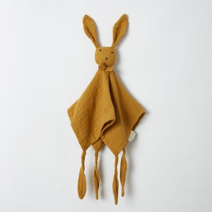 Muslin Cuddly Toy_mustard