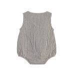 OrganicEra Organic Muslin Bloomer Romper, Grey - Image 2