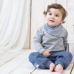 organicera organic baby-bib indigo
