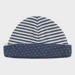 organicera organic baby hat indigo