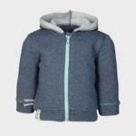 OrganicEra Organic Baby Hooded Jacket, Indigo - Image 2