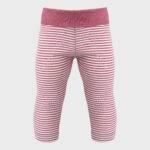 organicera organic baby leggings bordeaux ecru melange