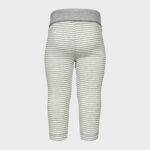 OrganicEra Organic Baby Leggings, Grey Striped - Image 2