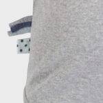 organicera organic baby long sleeve body suit grey