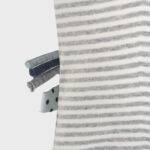 organicera organic baby long sleeve body suit grey striped