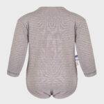 organicera organic baby long sleeve kimono body rose striped