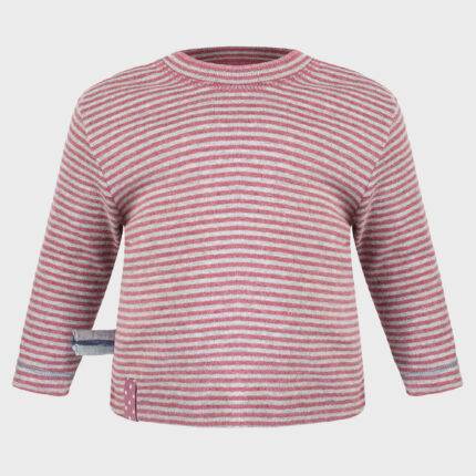 organicera organic baby long sleeve tshirt bordeaux striped