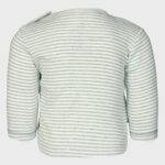 organicera organic baby long sleeve tshirt aqua striped