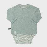 organicera organic baby long sleeve tshirt body aqua