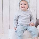 organicera organic baby long sleeve tshirt grey striped