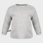 organicera organic baby long sleeve tshirt grey striped