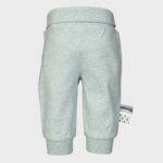 organicera organic baby pants with elastic band aqua