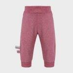 organicera organic baby pants with elastic band bordeaux