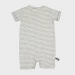 OrganicEra Organic Baby Romper, Grey - Image 4