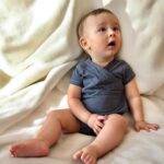 organicera organic baby short sleeve kimono body indigo