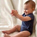 OrganicEra Organic Baby S/S Kimono Body, Indigo - Image 4