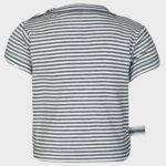 organicera organic baby short sleeve tshirt ındigo striped
