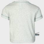 organicera organic baby short sleeve tshirt aqua striped