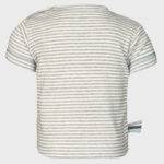 OrganicEra Organic Baby S/S T-shirt, Grey Striped - Image 4