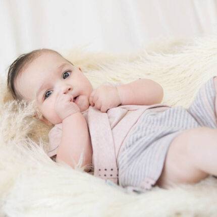 organicera organic baby short sleeve tshirt rose