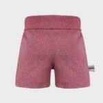 OrganicEra Organic Baby Shorts, Bordeaux - Image 2