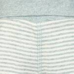 organicera organic baby shorts striped aqua