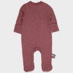 OrganicEra Organic Baby Footed Sleepsuit, Bordeaux - Image 4