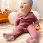 organicera organic baby sleepsuit bordeaux