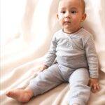 OrganicEra Organic Baby Sweatpants, Grey - Image 2