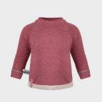 organicera organic baby sweatshirt bordeaux
