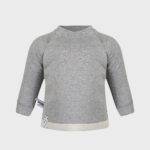 organicera organic baby sweatshirt grey