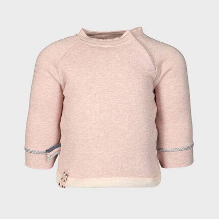 organicera organic baby sweatshirt rose