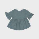organicera organic hemp baby blouse era blue