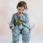 organicera organic hemp baby jacket era blue