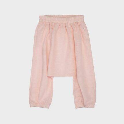 organicera organic hemp harem pants rose