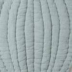 organicera organic muslin leaf mat padded aqua