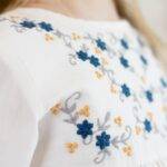 OrganicEra Organic Vual Baby Girl Tunic with Embroidery, White - Image 3