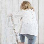 OrganicEra Organic Vual Baby Girl Tunic with Embroidery, White - Image 4