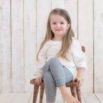 organicera organic vual girls peter pan  collar shirt white