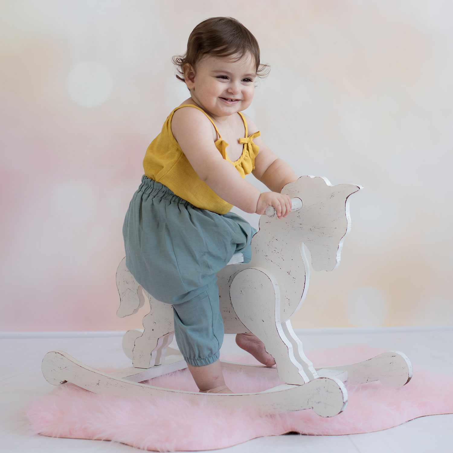 OrganicEra Organic Hemp Harem Pants, Era Blue - Image 2