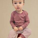 organicera organic baby long sleeve tshirt bordeaux