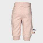 OrganicEra Organic Baby Pants with Elastic Band, Rose - Image 2