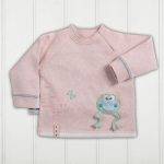OrganicEra Organic Sweatshirt with Applique, Rose - Image 2