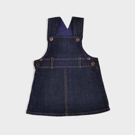 organicera organic denim baby dungaree