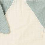 organicera organic muslin duck white mint