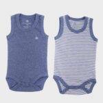 organicera organic newborn baby sleeveless bodysuit