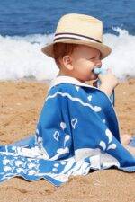 organicera organic tricot knit baby blanket whale
